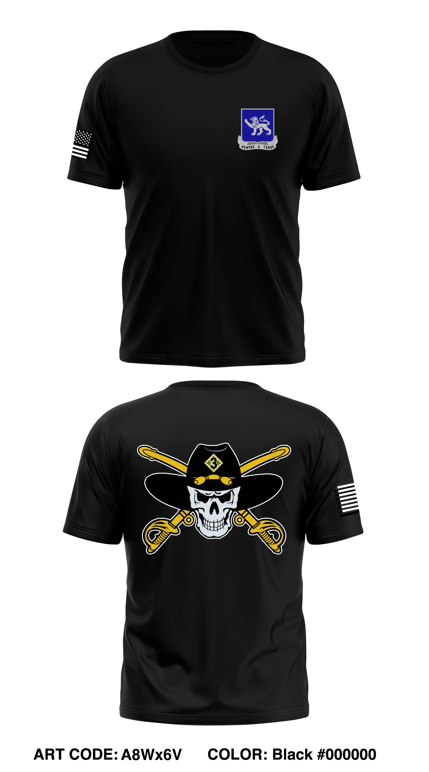 1-68 HHC scout platoon Core Men's SS Performance Tee - A8Wx6V