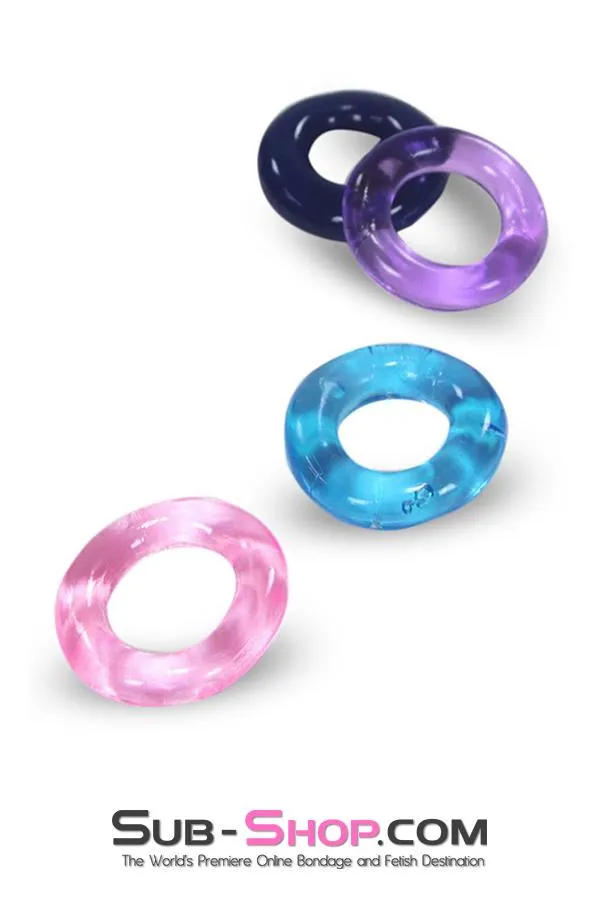 1685M      Assorted Colors and Styles Super Stretch Cock Ring - MEGA Deal