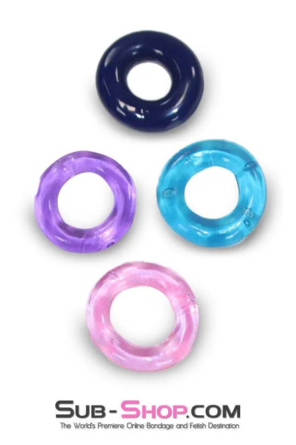 1685M      Assorted Colors and Styles Super Stretch Cock Ring - MEGA Deal