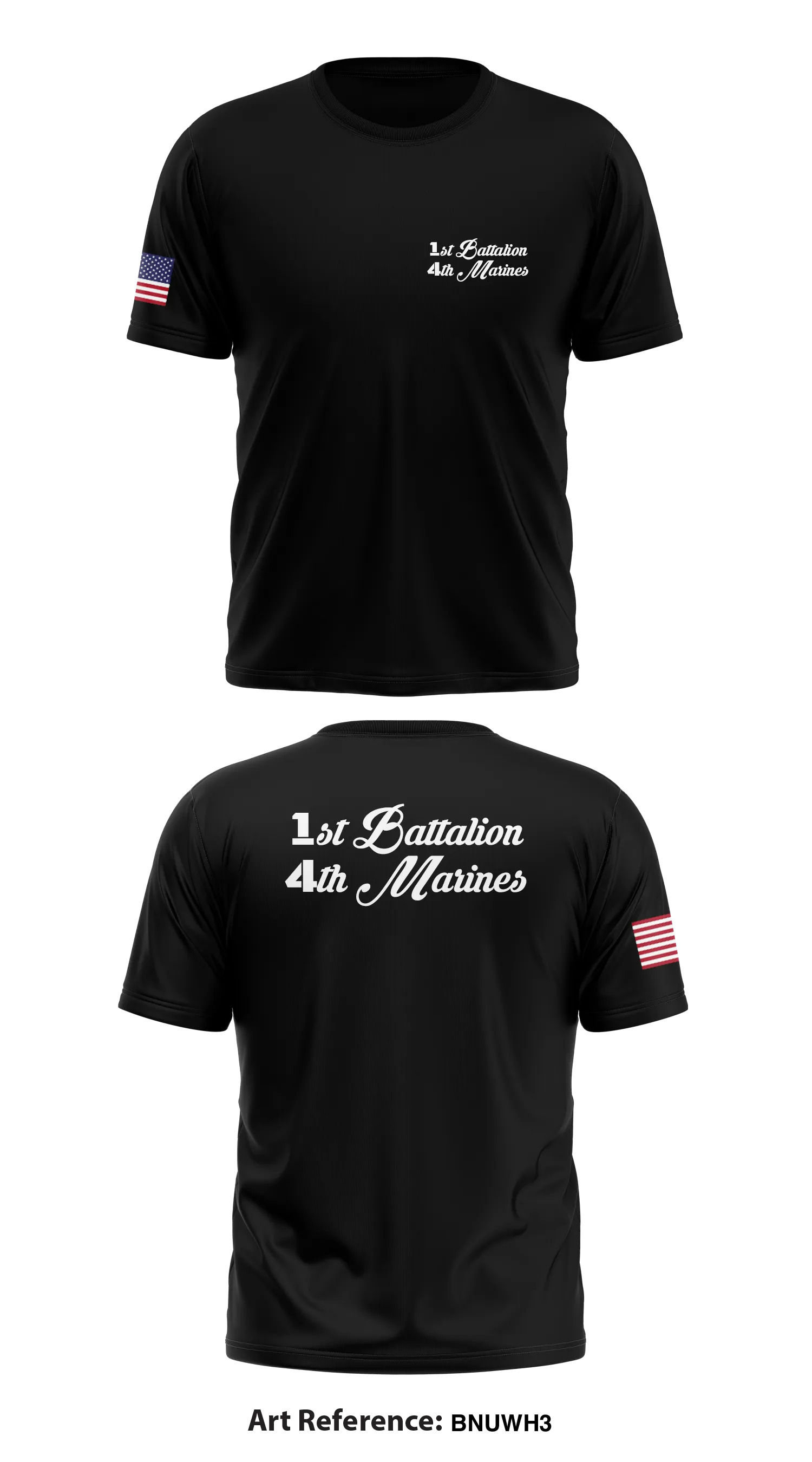 1st Battalion 4th Marines  Store 1 Core Men's SS Performance Tee - BnUWH3