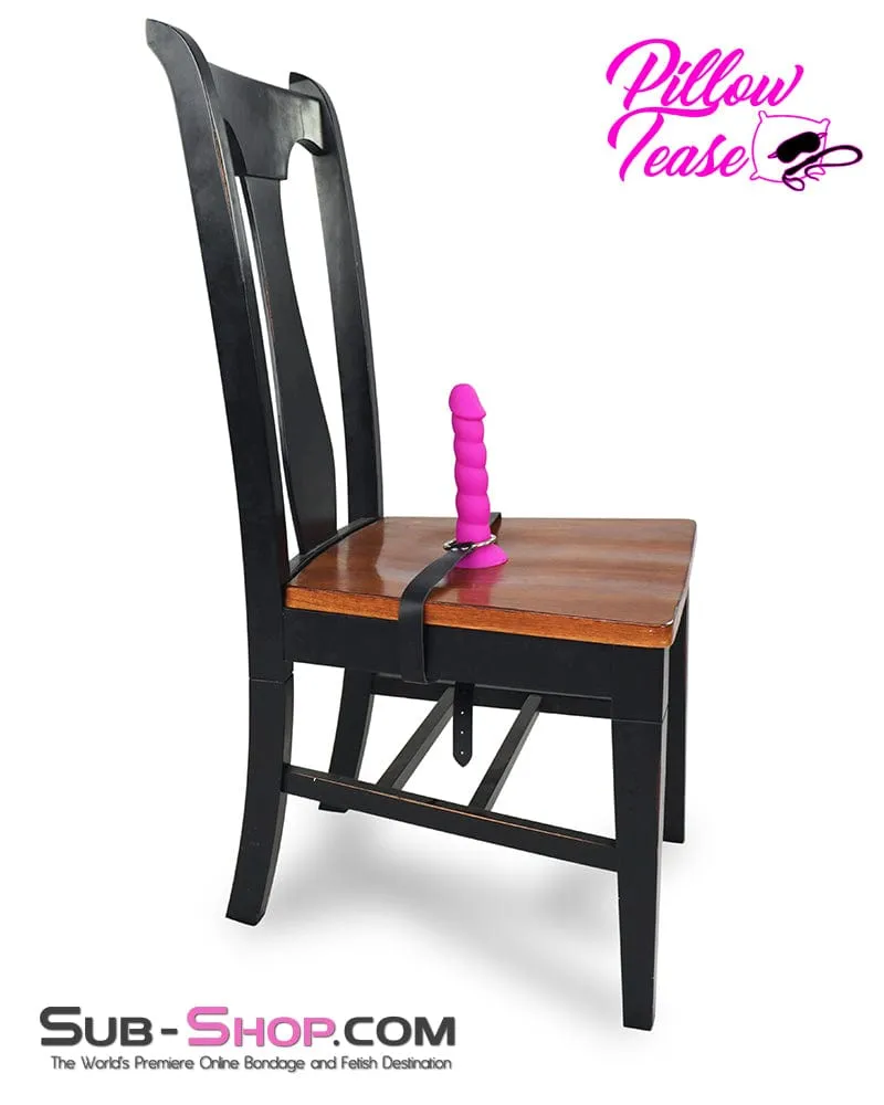 2218M      Purple Twist Silicone Ripple Dildo with Suction Cup Base
