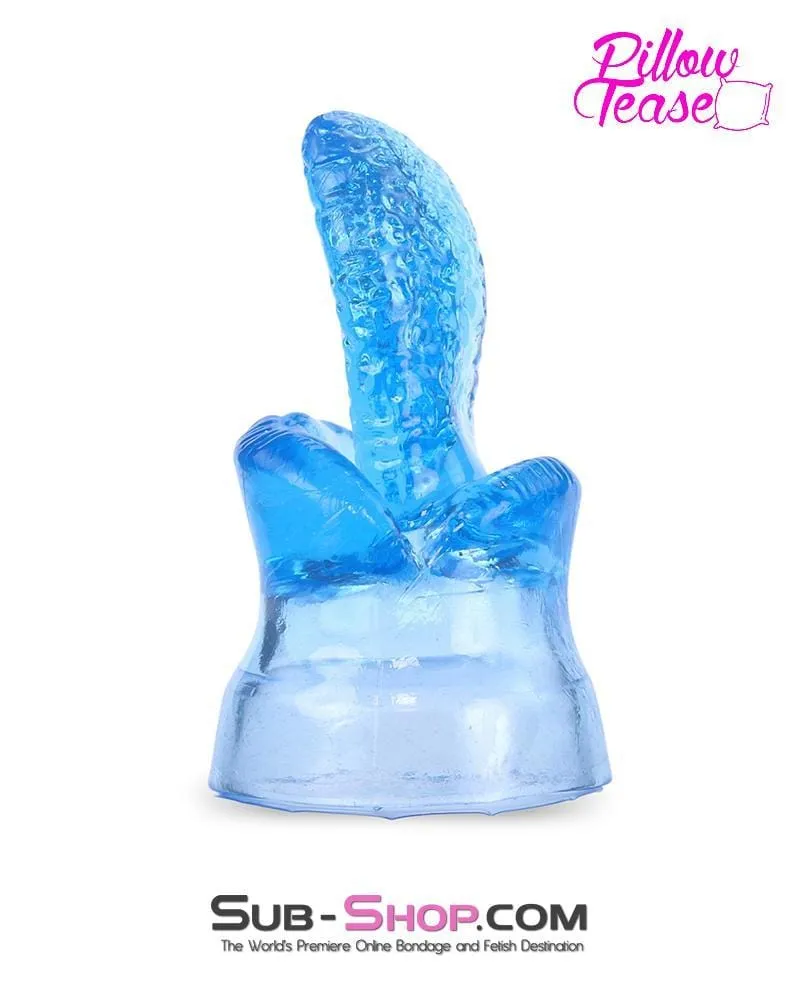 7059E      Titilating Tongue Oral Sex Magic Wand Attachment - LAST CHANCE - Final Closeout!