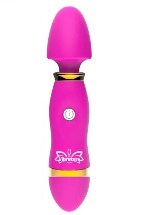 7061M      Rose Mini Mite Wand Vibrator - LAST CHANCE - Final Closeout!