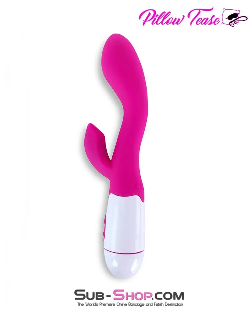 7189M      30 Function Pink Silicone Rabbit Waterproof Vibrator