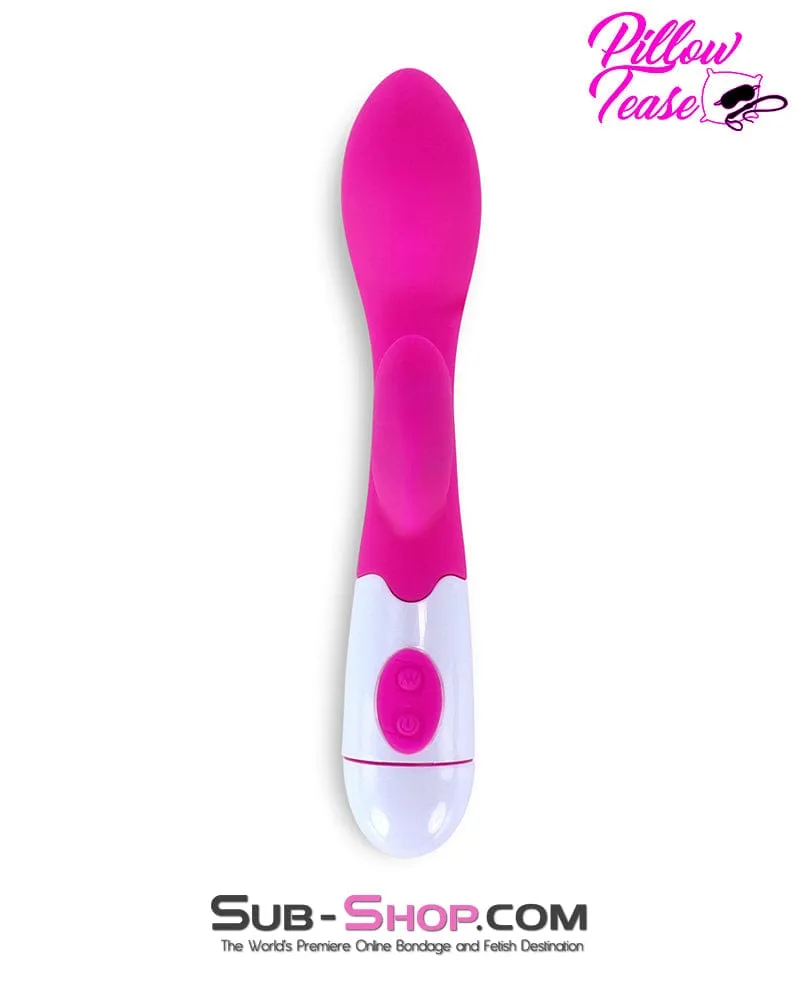 7189M      30 Function Pink Silicone Rabbit Waterproof Vibrator
