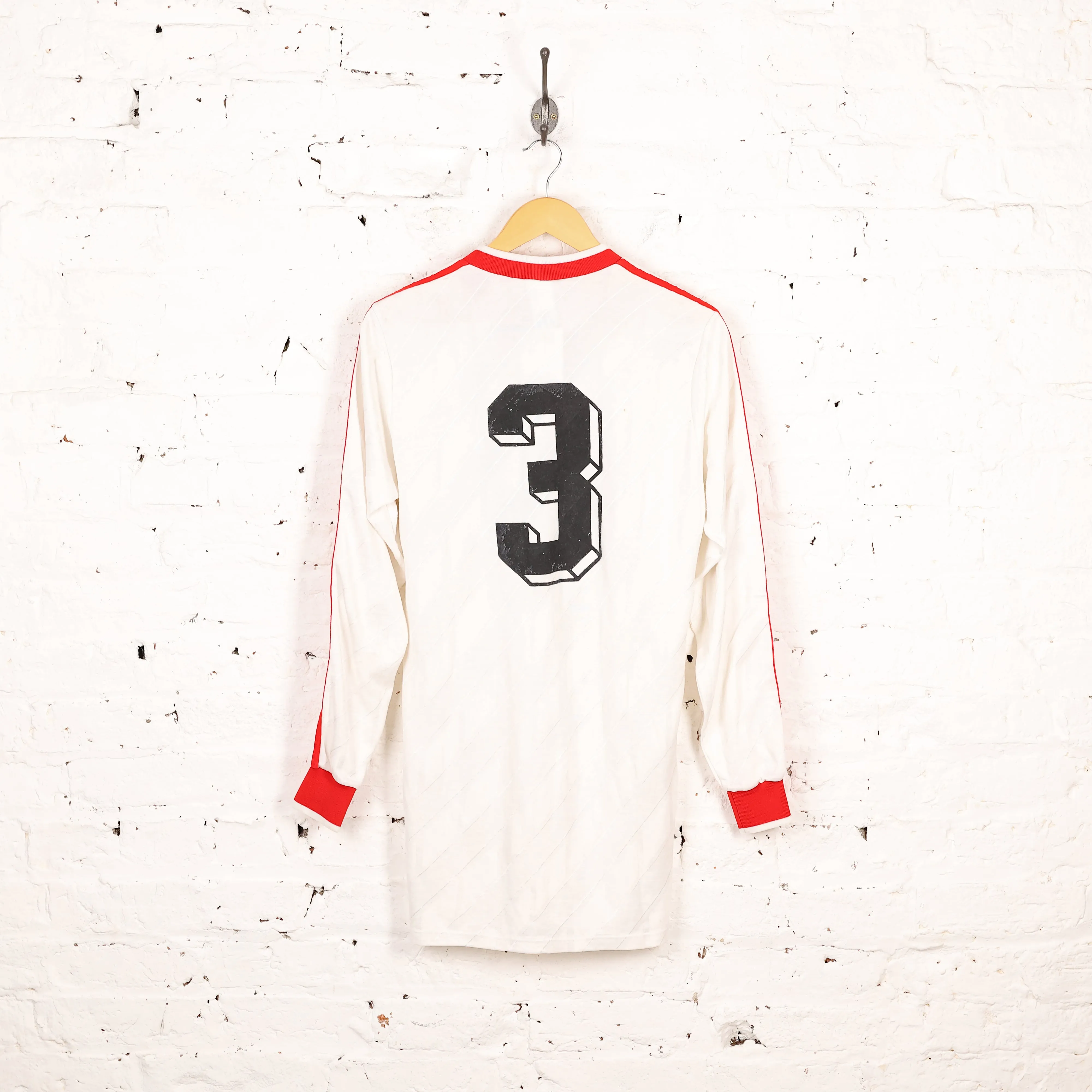 Adidas 80s Template Football Shirt - White - L