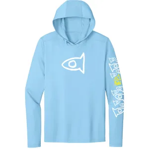 Adult Hood Swim 50UPF - Light Blue