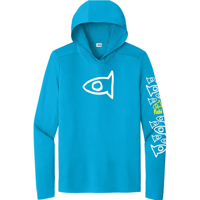 Adult Hood Swim 50UPF - Sapphire