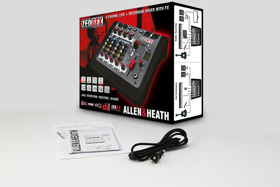 Allen and Heath ZED-6FX