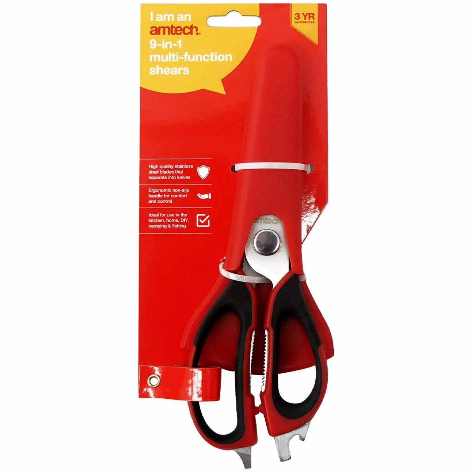 Amtech 9-IN-1 Multi-Function Shears 9" (230mm)