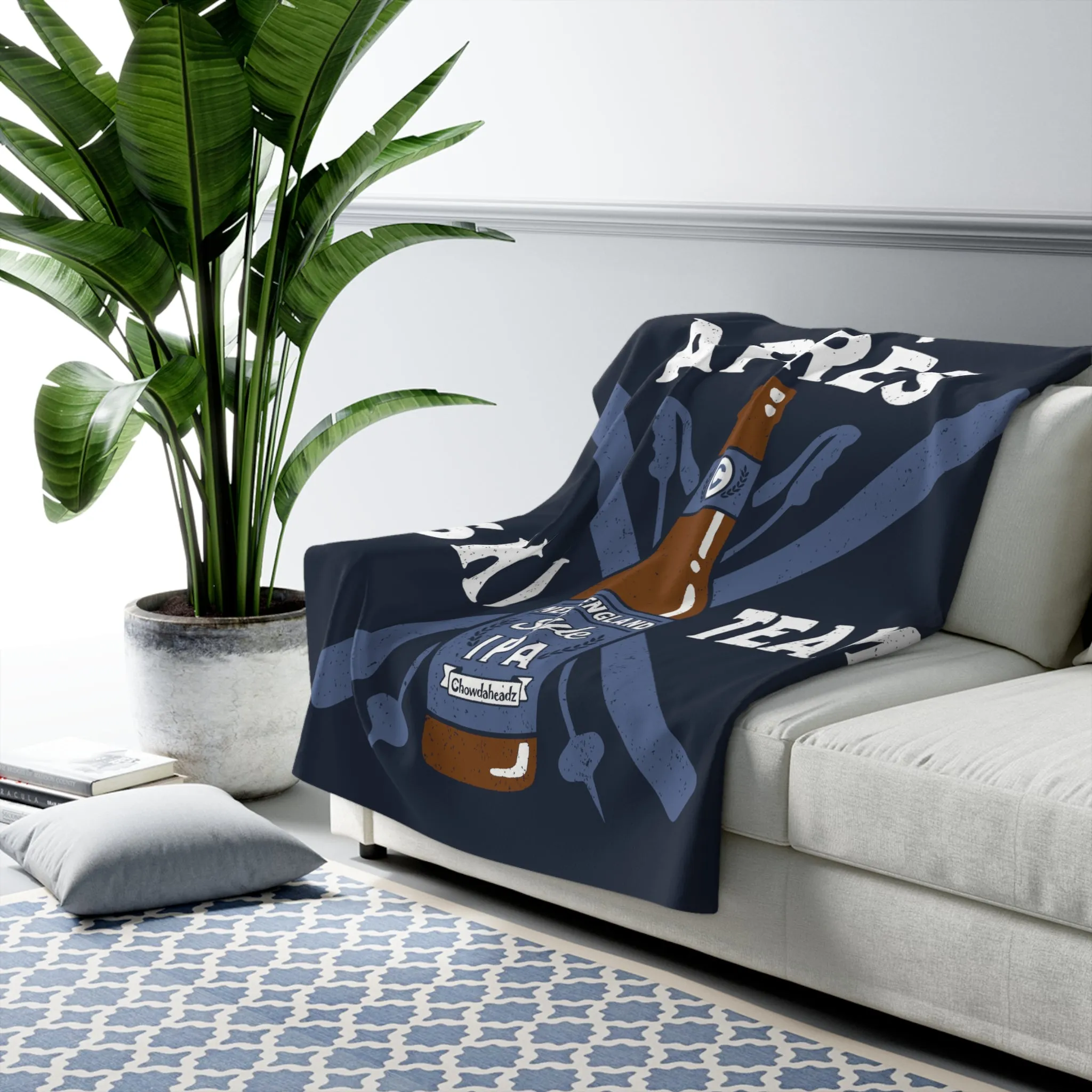 Apres Ski Team Sherpa Fleece Blanket