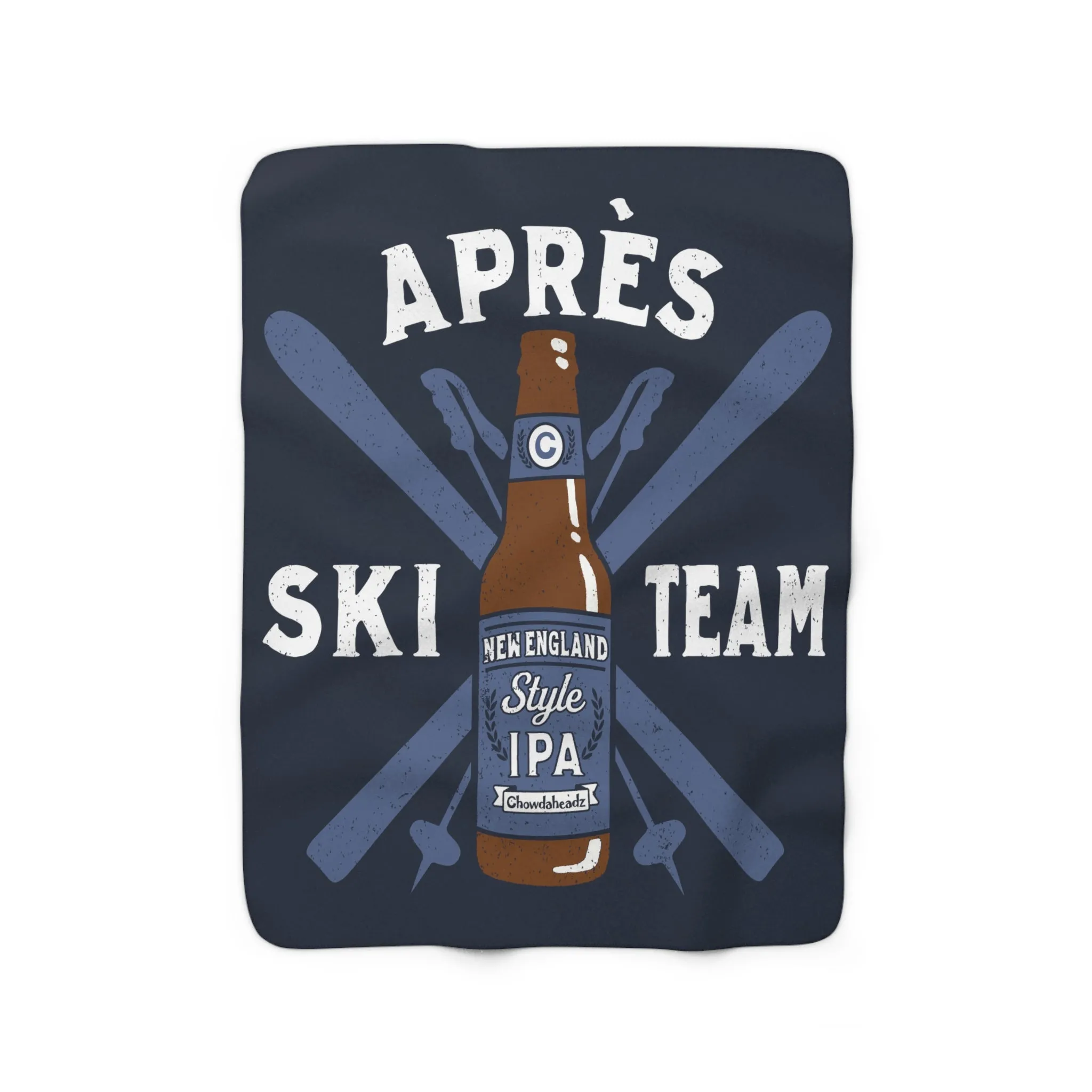 Apres Ski Team Sherpa Fleece Blanket