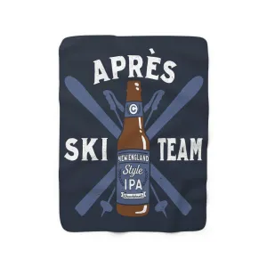 Apres Ski Team Sherpa Fleece Blanket