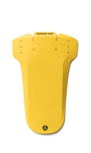 Ass Saver Mudder Fork Mounted Mudguard - Yellow