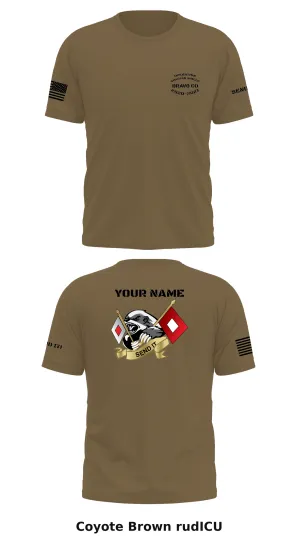 B Co 146 ESB Store 1 - Coyote Brown Core Men's SS Performance Tee - rudICU