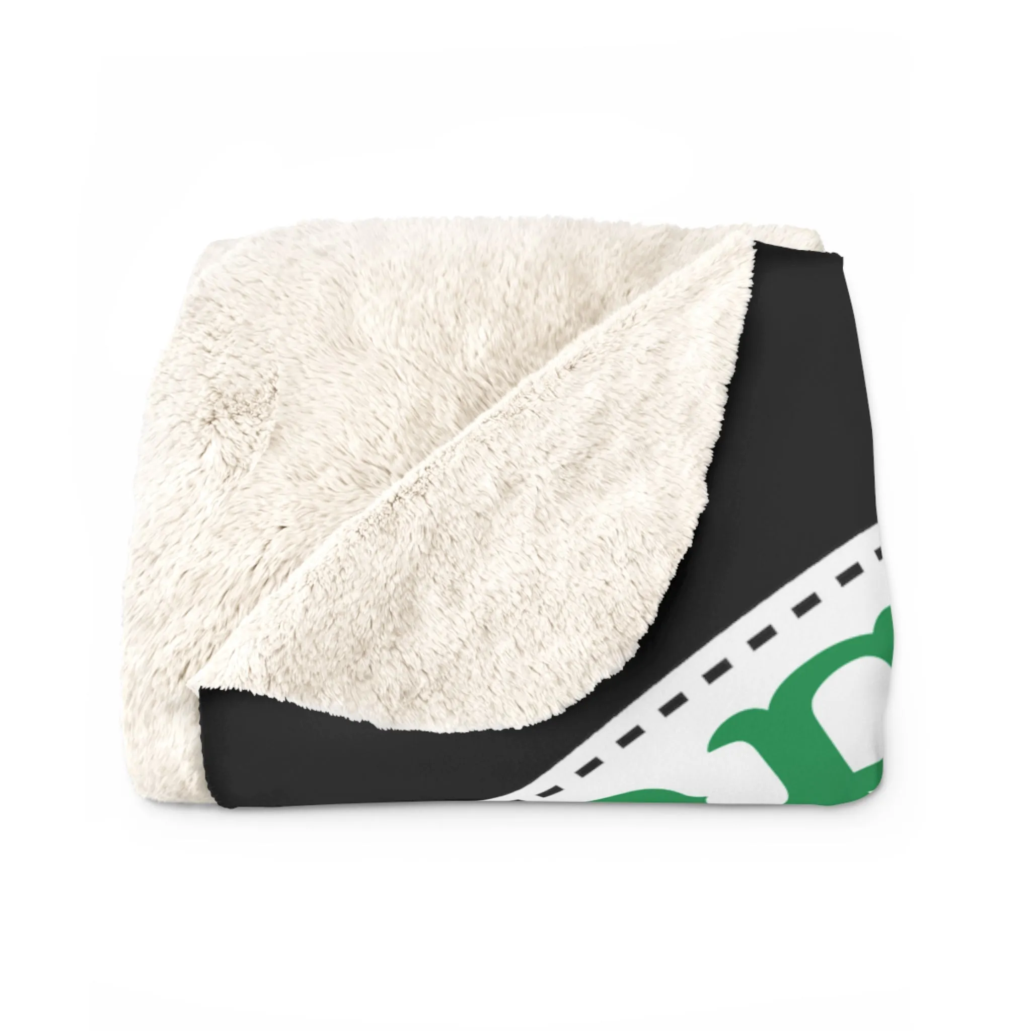 Beware of the Irish Sherpa Fleece Blanket
