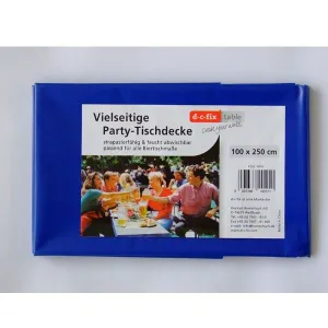 Blue Party Table Cover (1/2.5m)