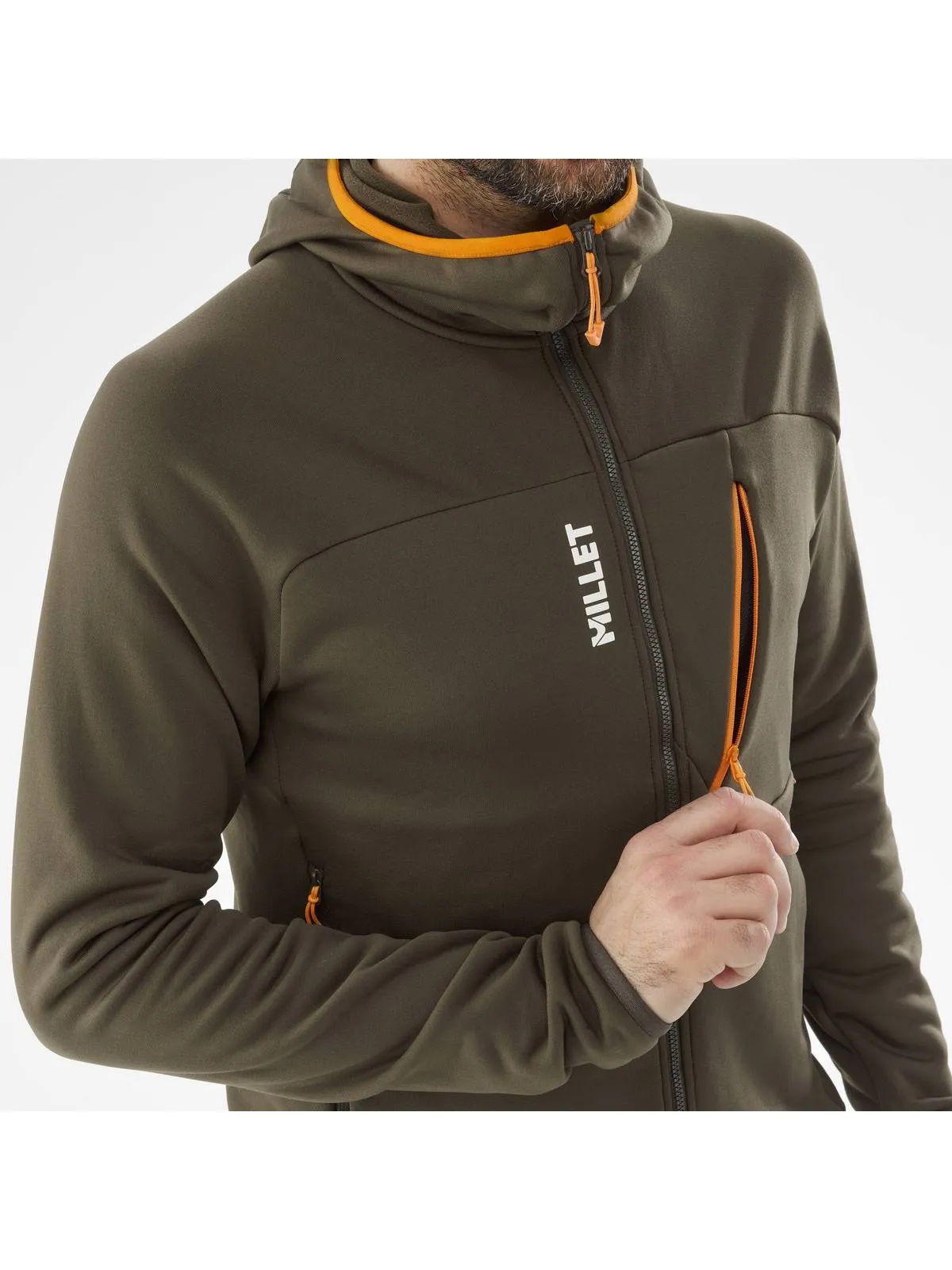 Bluza techniczna męska MILLET M Seneca Fleece Hoodie Zielony