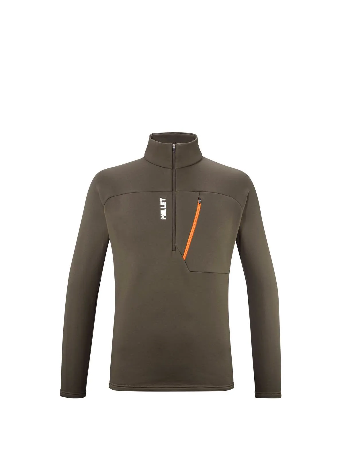 Bluza w góry męska MILLET M Seneca Fleece Po Zip brązowa