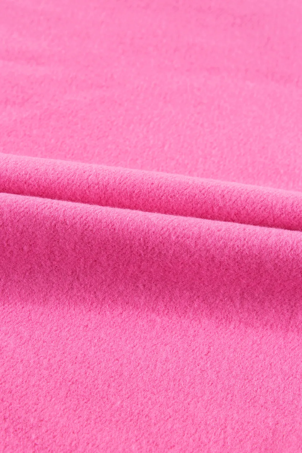 Bonbon Fleece Lined Half Zipper Kangaroo Pockets Loose Hoodie