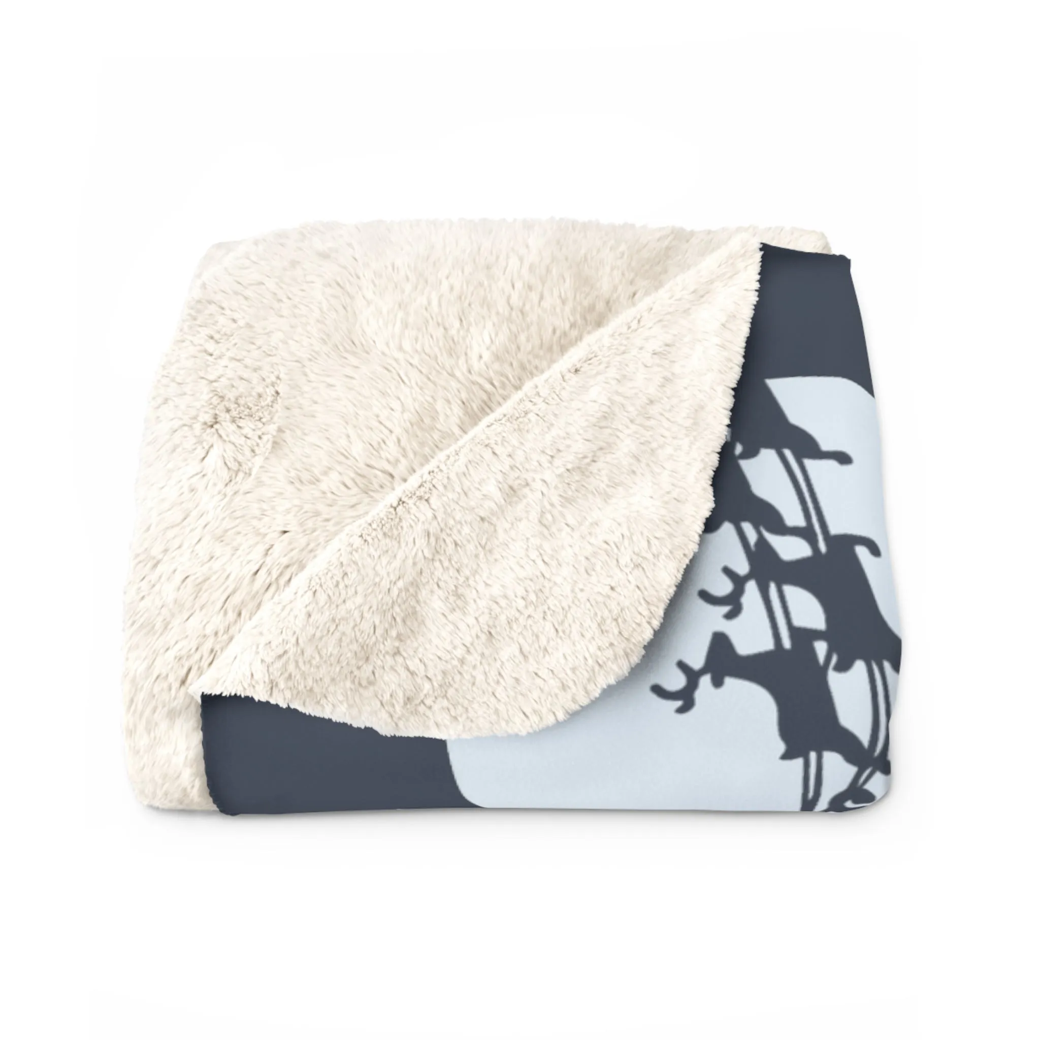 Boston Believah Holiday Sherpa Fleece Blanket