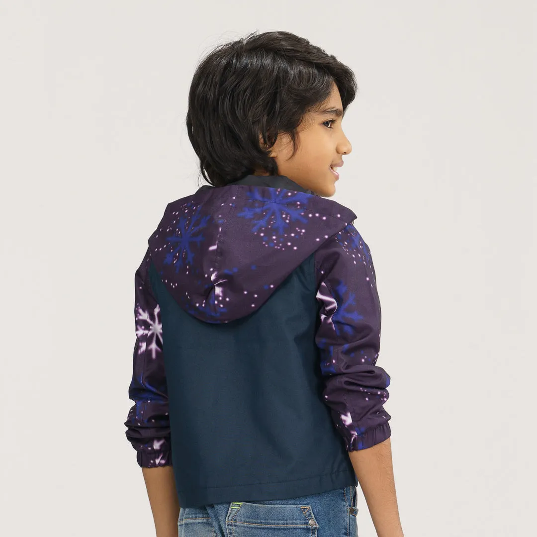 Boys Navy Blue Windbreaker