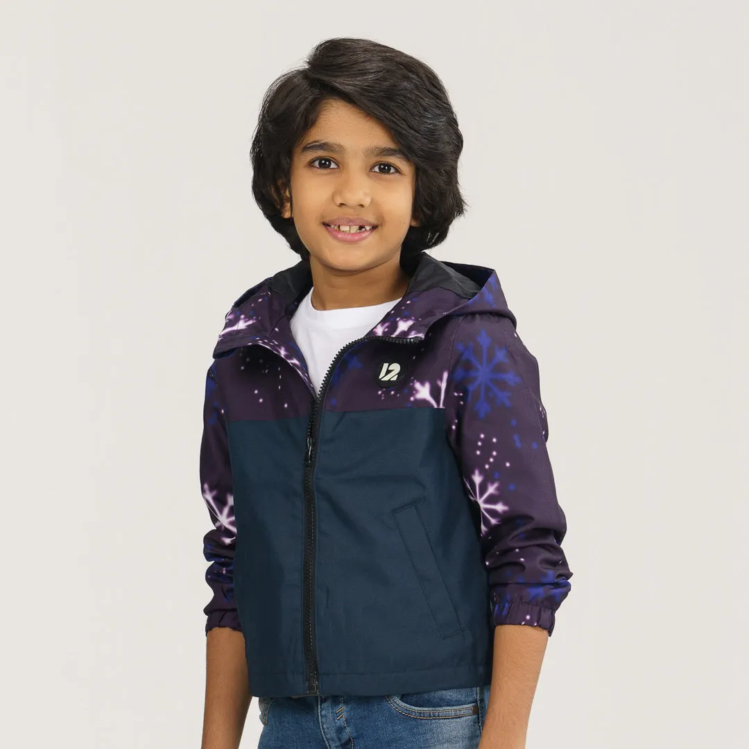Boys Navy Blue Windbreaker
