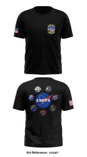 Cadet Space Operations Squadron (CSOPS) Store 1 Core Men's SS Performance Tee - Vyu3f7
