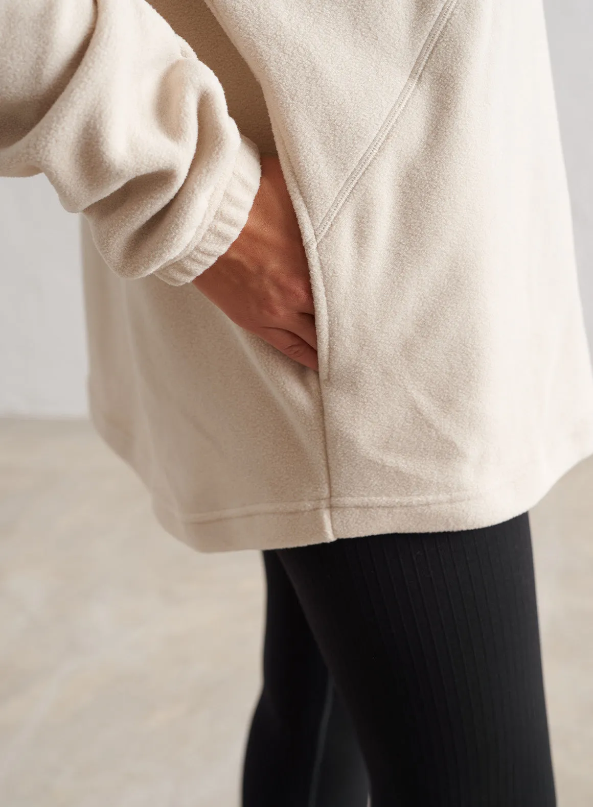 Café Au Lait Fleece Half Zip