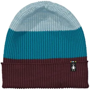 Cantar Colorblock Beanie-Eggplant Plaid