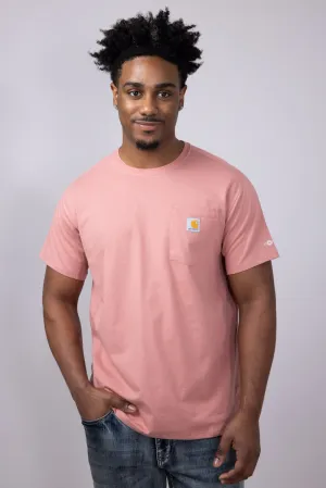 Carhartt Force Pocket T-Shirt for Men in Rose | 106652-P54-ROSE