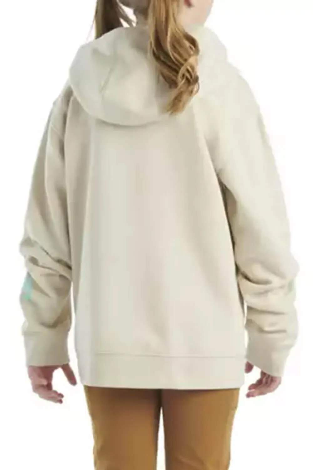 Carhartt Kids Graphic Hoodie for Girls in Malt | CA7057-T72-XC2-MALT