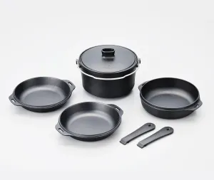 Cast Iron Duo Pot Set