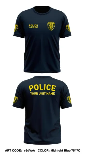 City of Bishop Police Department Store 1 Core Men's SS Performance Tee - v5dVoA