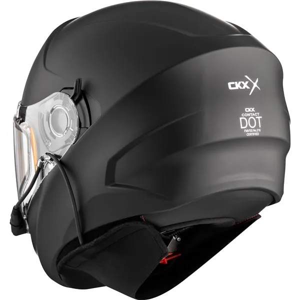 CKX Contact Winter Electric Double Lens Trail Full-Face Helmet - Solid