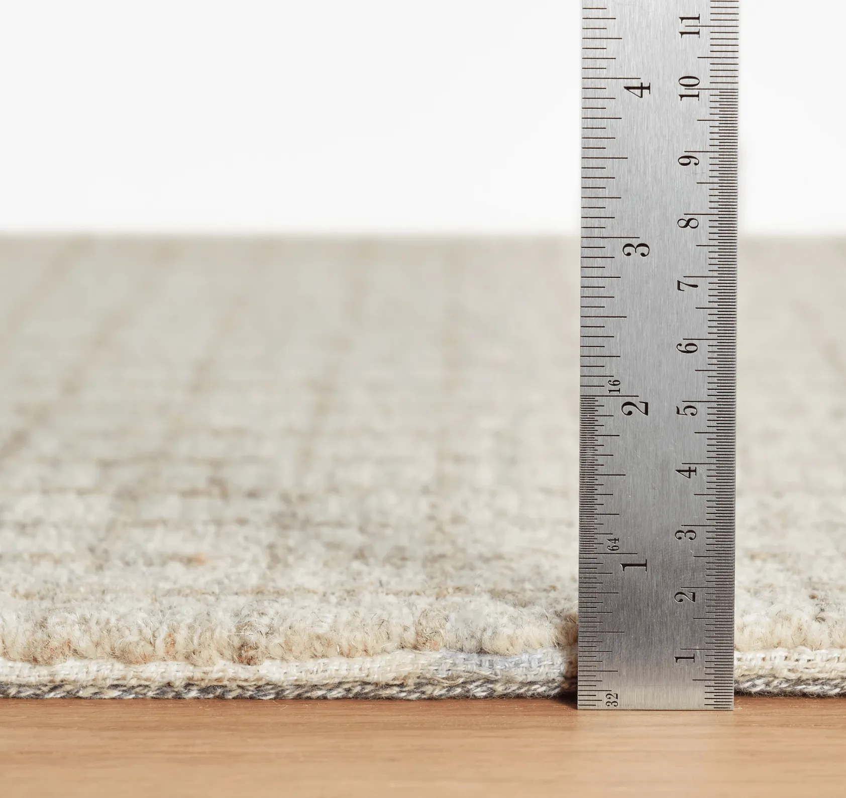 Conall Hand Micro Hooked Wool Rug - Natural