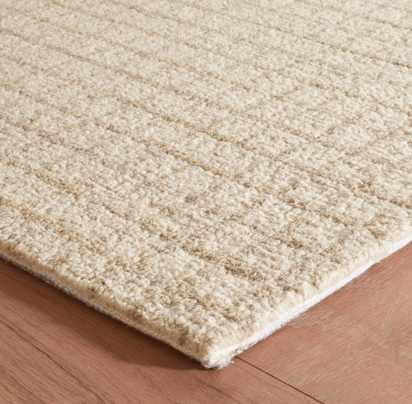Conall Hand Micro Hooked Wool Rug - Natural