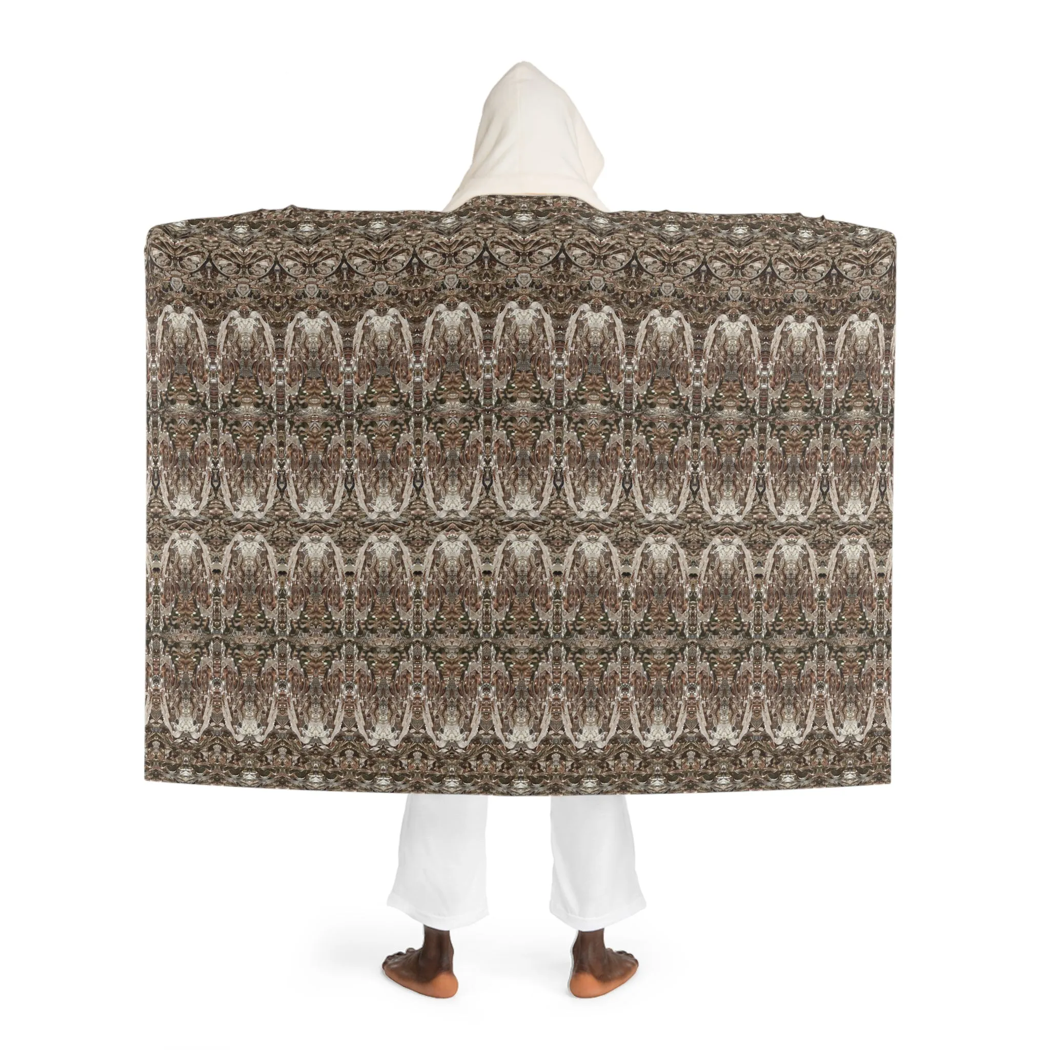 Cream Hooded Sherpa Fleece Blanket (Samhain Dream Thaw 4 of 15 Quattuor ex Quindecim) RJSTHw2023 RJS