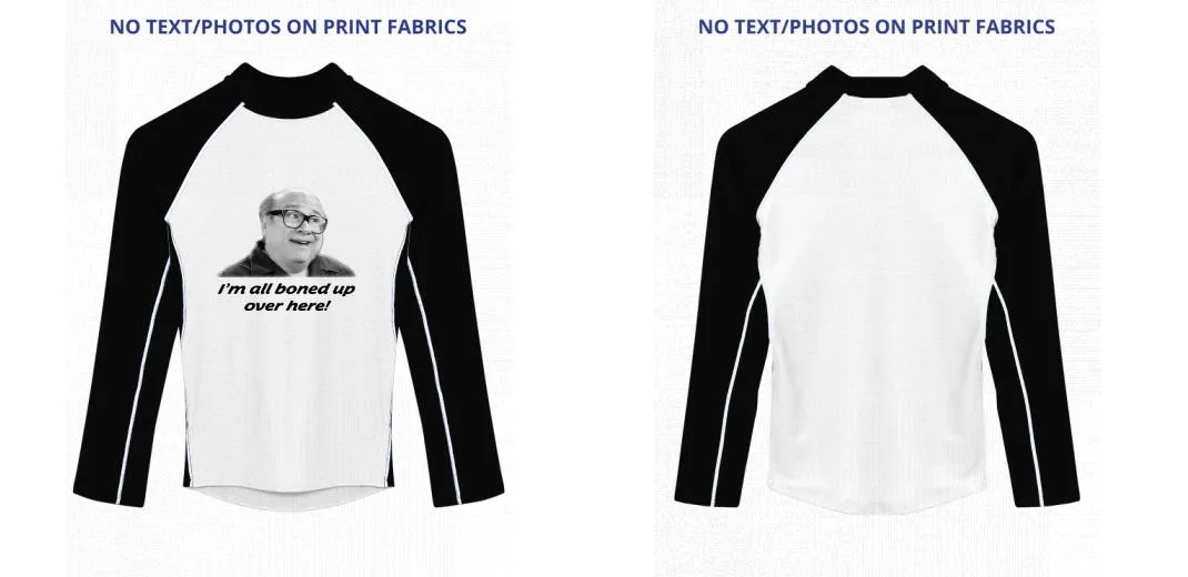Custom Rash Guard (Kids, Women, Men) Long Sleeve