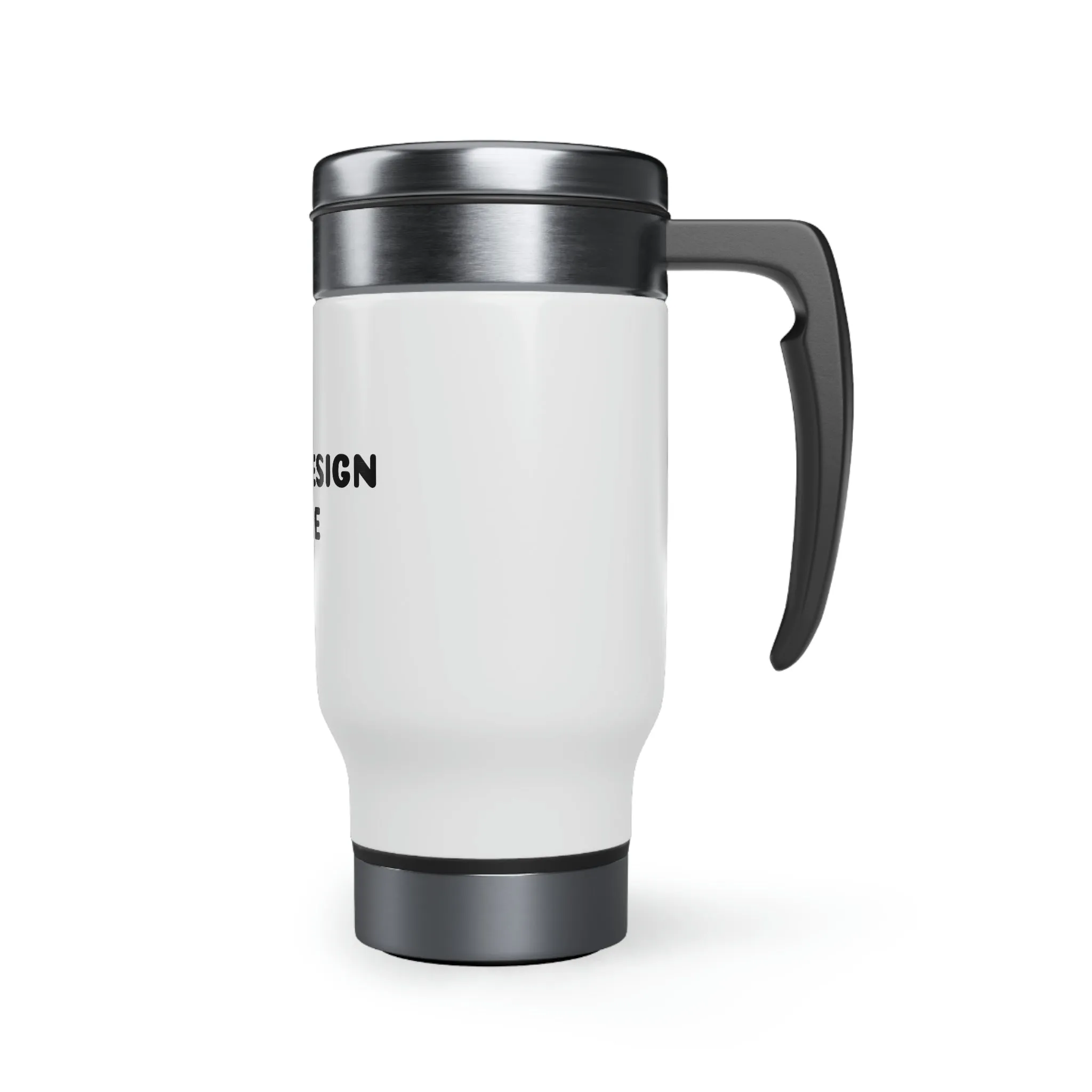 Customize Stainless Steel Travel Mug with Handle, 14oz