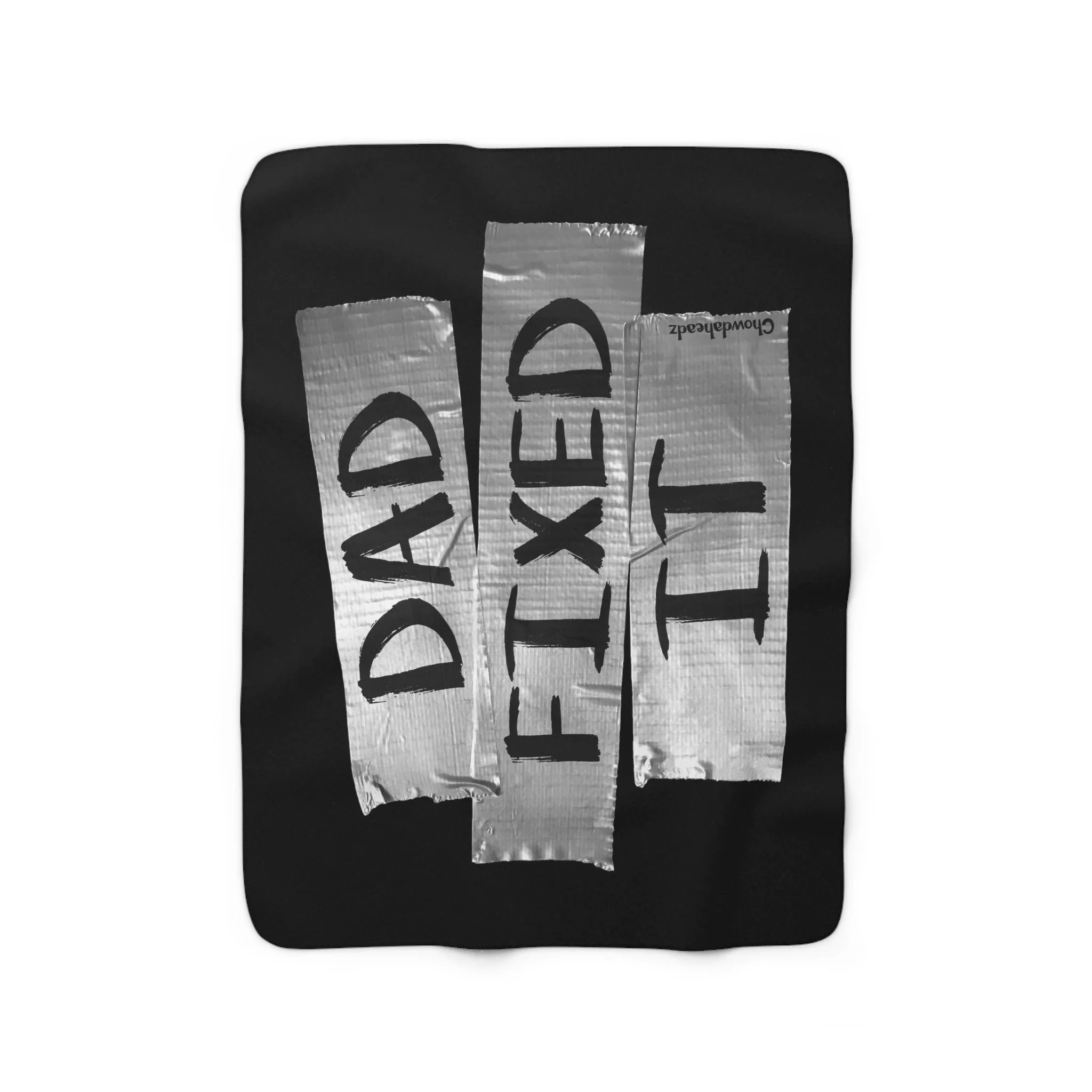 Dad Fixed It Sherpa Fleece Blanket