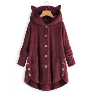 Damen Freizeit Warme Kapuzenpullover