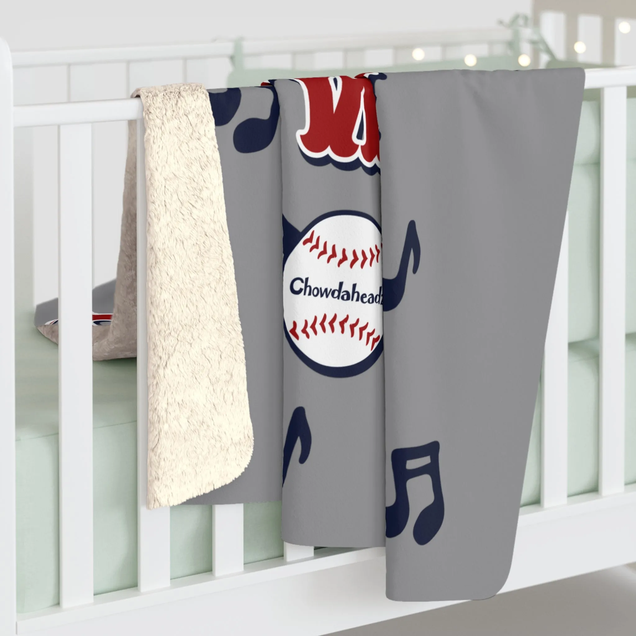 Dancing On My Own Baseball Sherpa Fleece Blanket