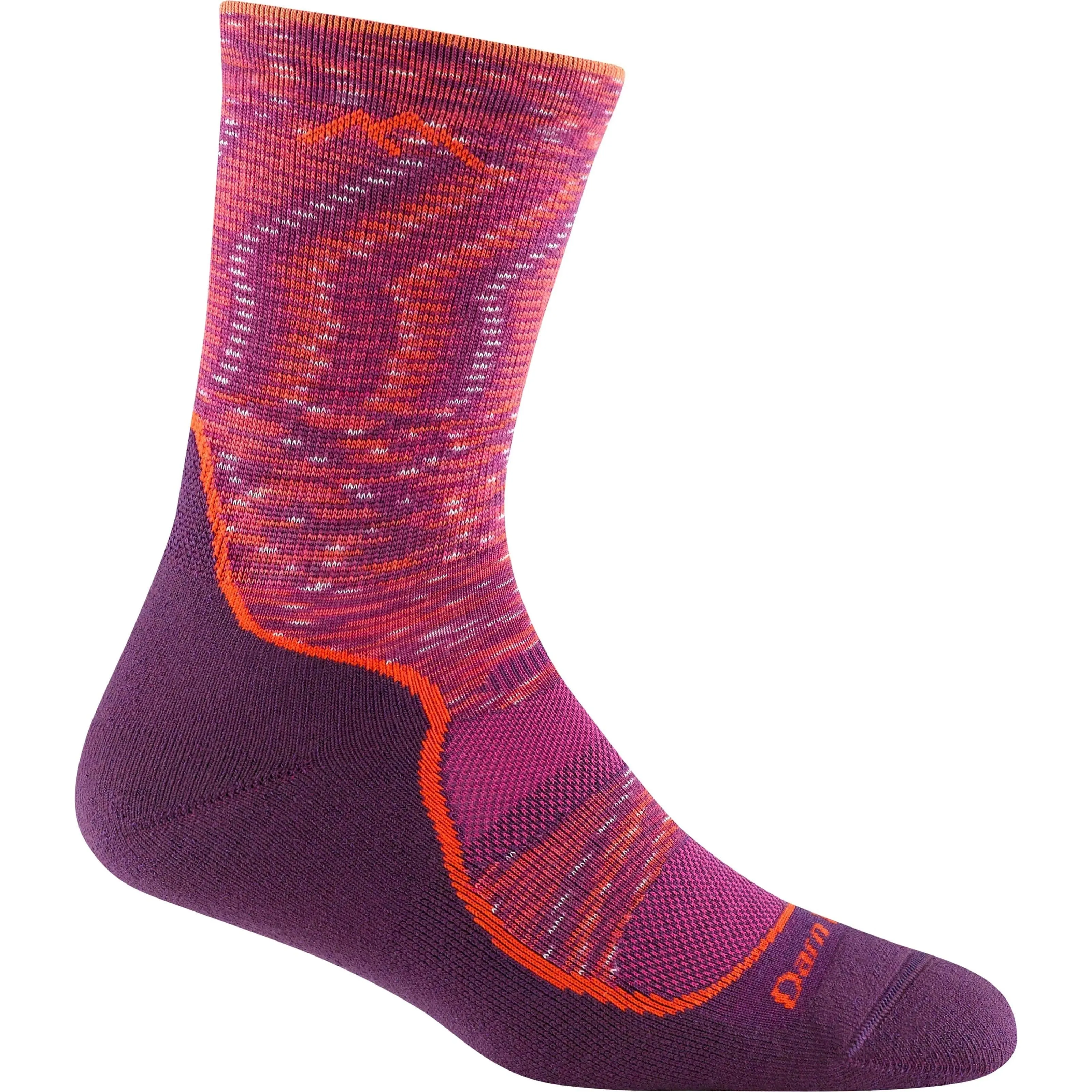 Darn Tough Womens Light Hiker Micro Crew Lightweight Socks - Clearance