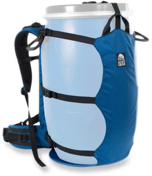 Darrell's Barrels 60L Canoe Barrel   Granite Gear Vapor Flatbed Canoe 60L Barrel Harness  Combo