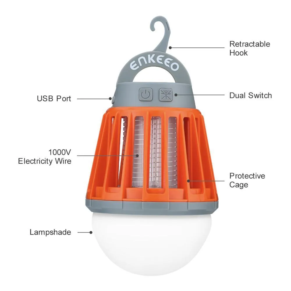 Dual Function Mosquito Killer Camping Lantern