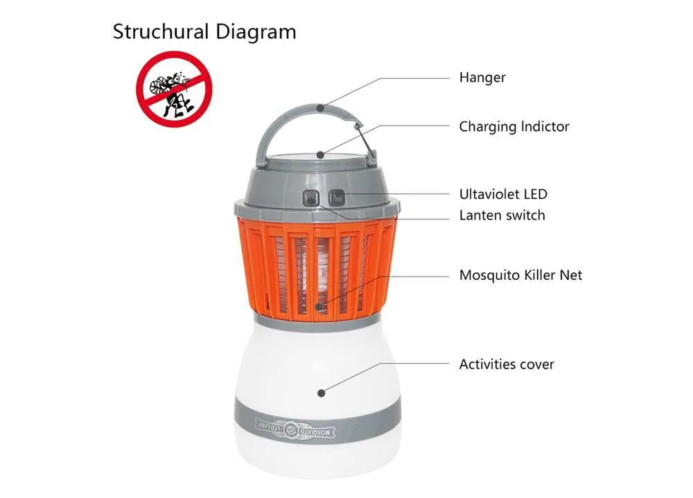 Dual Function Mosquito Killer Camping Lantern