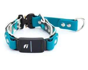 Fi Compatible Series 3-Limited Slip Patterned BioThane® Collar With Buckle