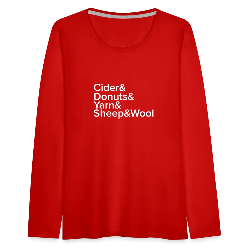 Fiber Festival - Women's Premium Long Sleeve T-Shirt