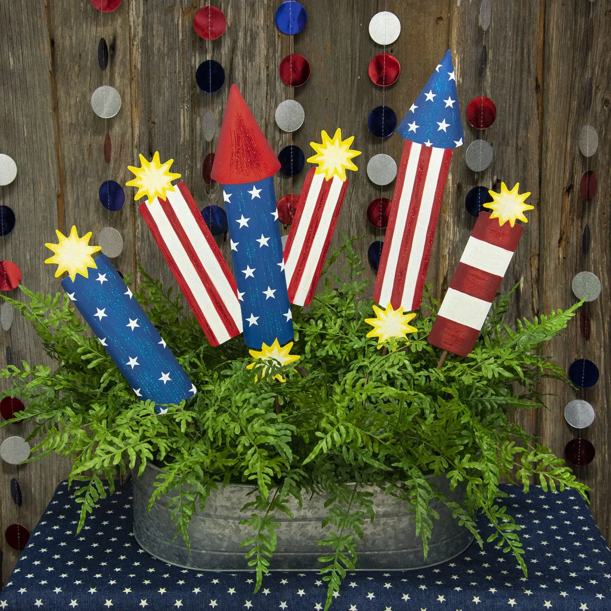 Firecrackers & Rocket Stake